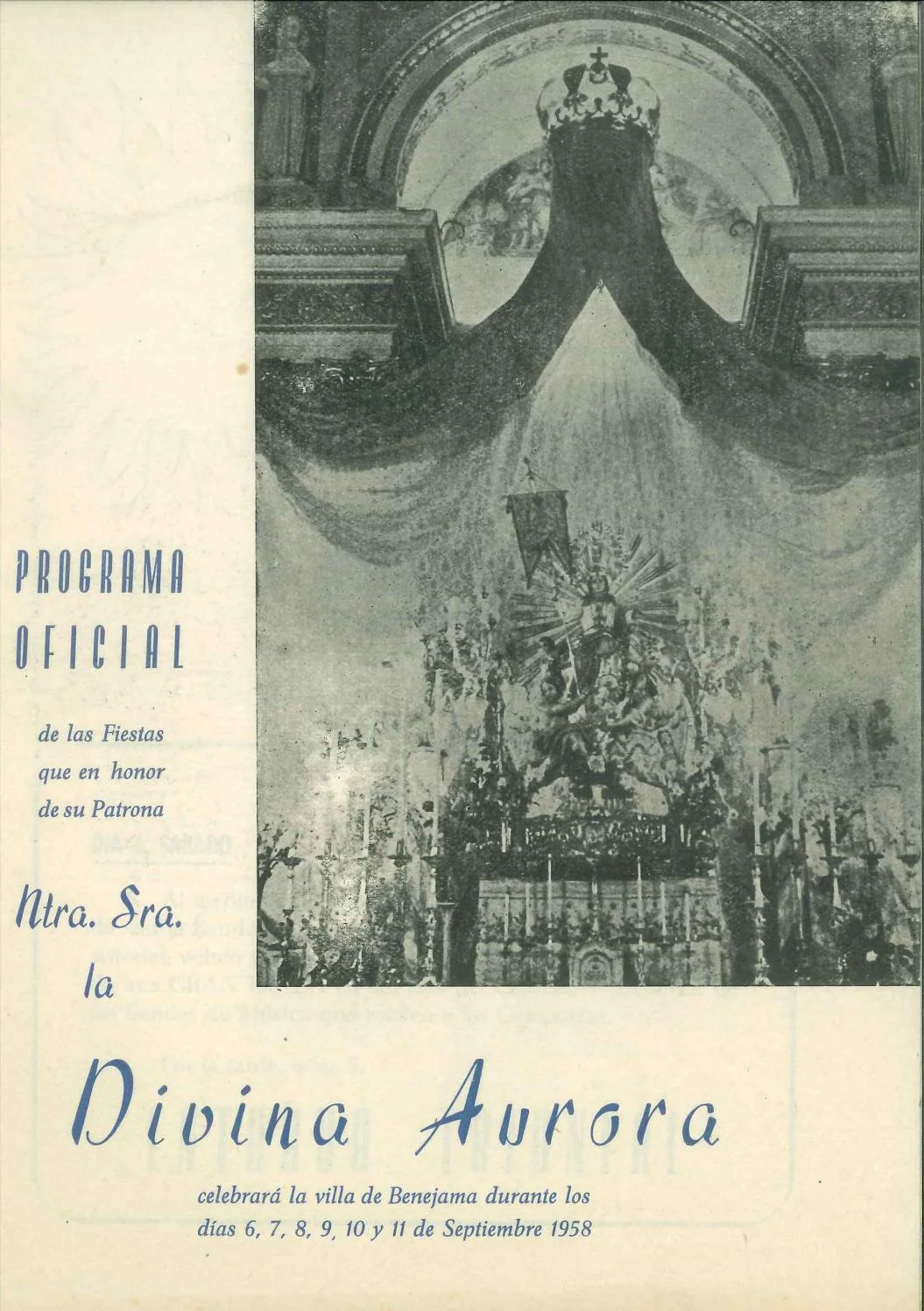 Fiestas de Moros y Cristianos en honor de la Divina Aurora  